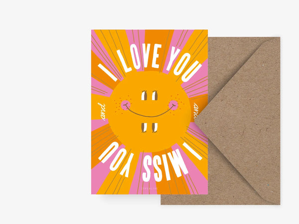 Postikortti - Postcard / Love You Miss You