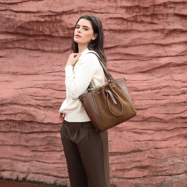 Ines Delaure - Kaksivärinen shopper-laukku