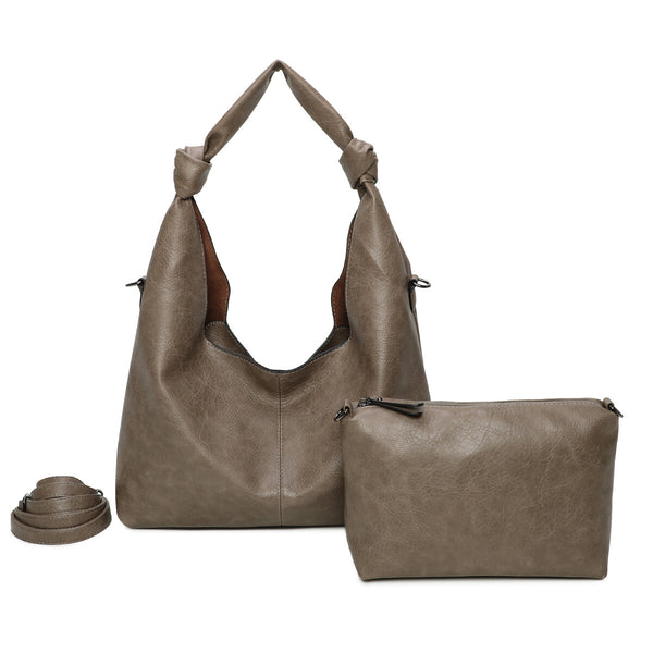 Ines Delaure – 2-in-1 Pehmeä Tote-laukku