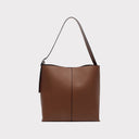 BESTINI PARIS - käsilaukku Tote bag with decorative clasp, suede effect