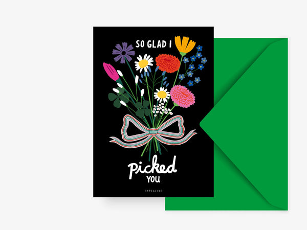 Postikortti -  Postcard / Picked You