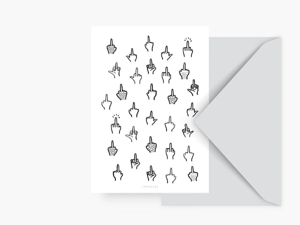 Postikortti Fuck You - Postcard / F*&k You
