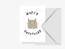 Postikortti -  Postcard / Happy Purrthday