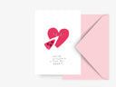Postikortti -  Postcard / A Pizza My Heart