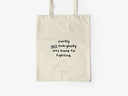 Kankainen kassi - Cotton bag / Kung Fu Fighting