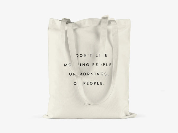 Kangas kassi - Cotton bag / Morning People