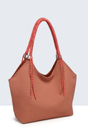 A&E - 11144-BV PU canvas-effect tote Handbag