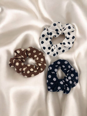 Polka dot scrunchie XH04