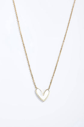 Stainless steel necklace 224AQ112