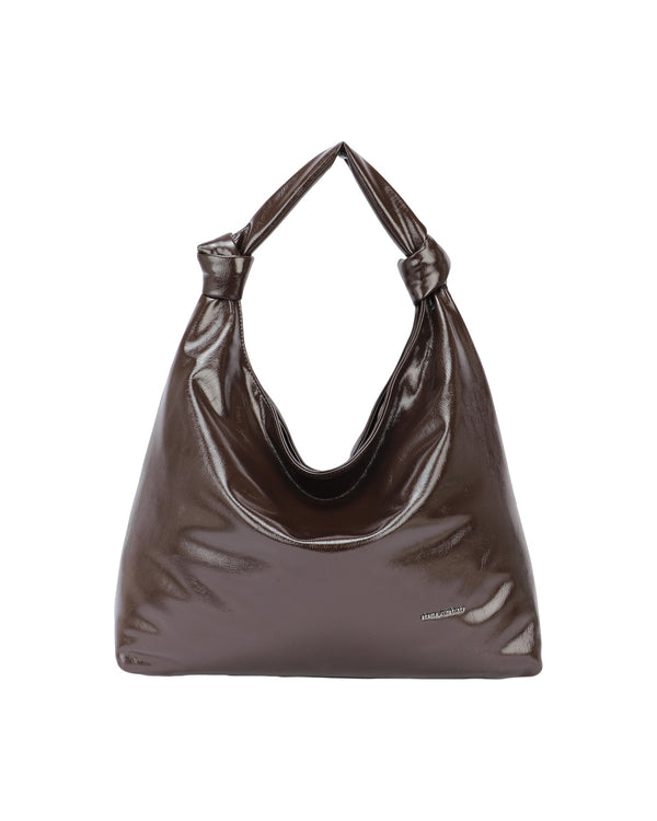 PHIL - Soft hobo bag with knotted handle