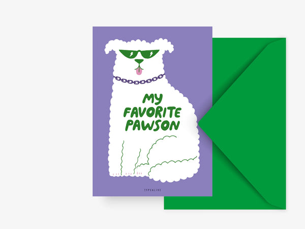 Postikortti -  Postcard / Favorite Pawson