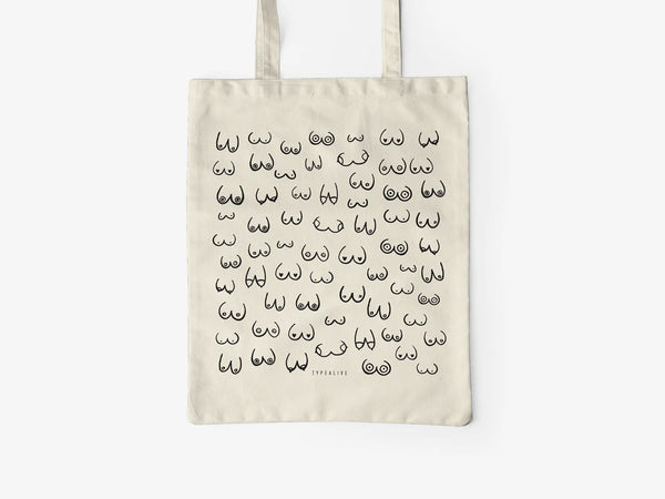 Legendaarinen tissi kassi - Cotton bag / bosom friends 
