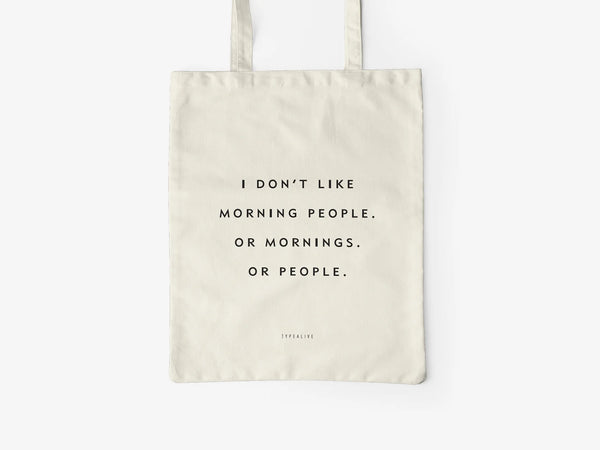 Kangas kassi - Cotton bag / Morning People